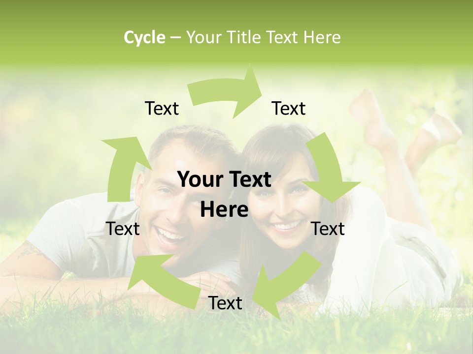 Dream Lying Field PowerPoint Template