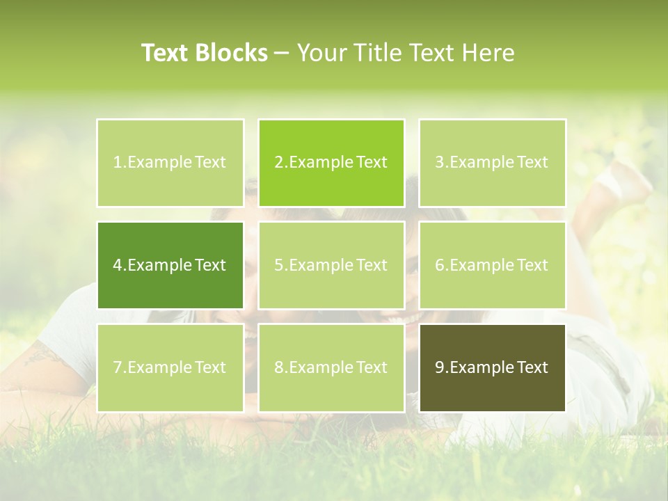 Dream Lying Field PowerPoint Template