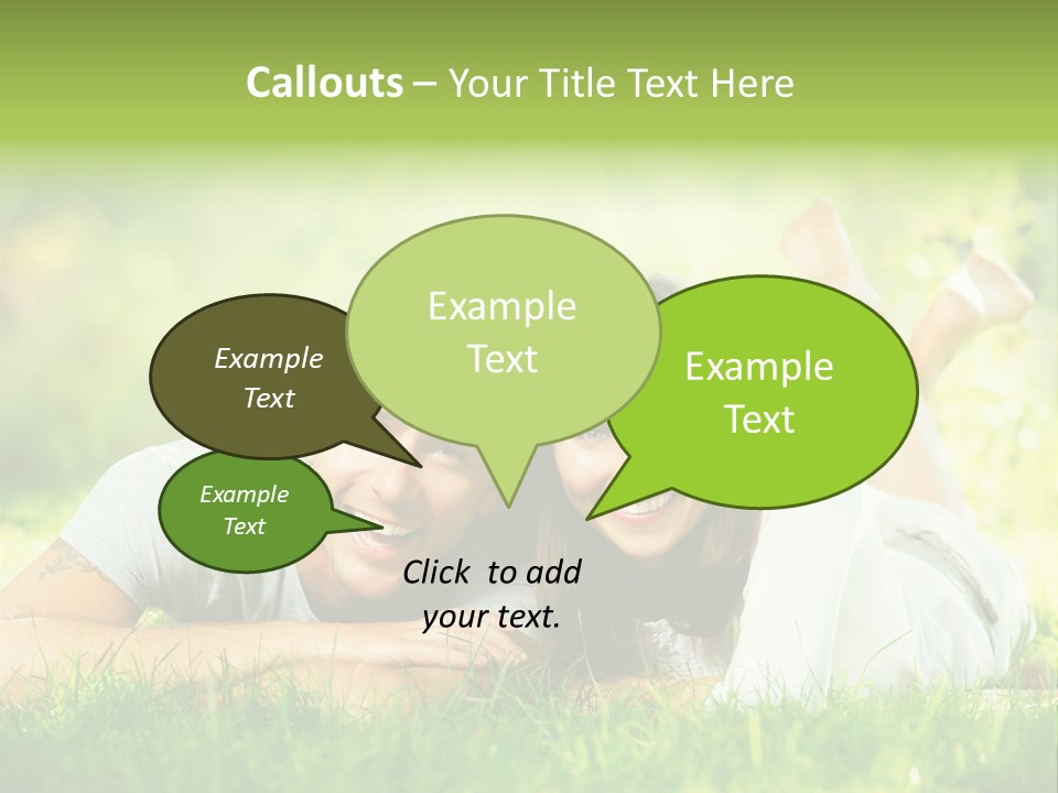 Dream Lying Field PowerPoint Template