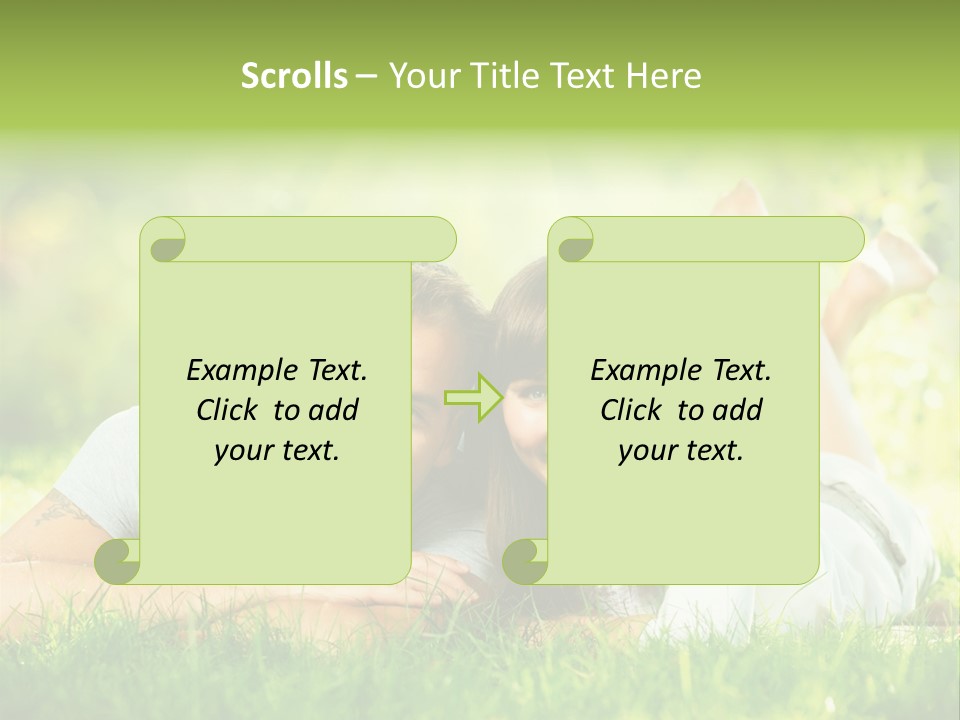 Dream Lying Field PowerPoint Template