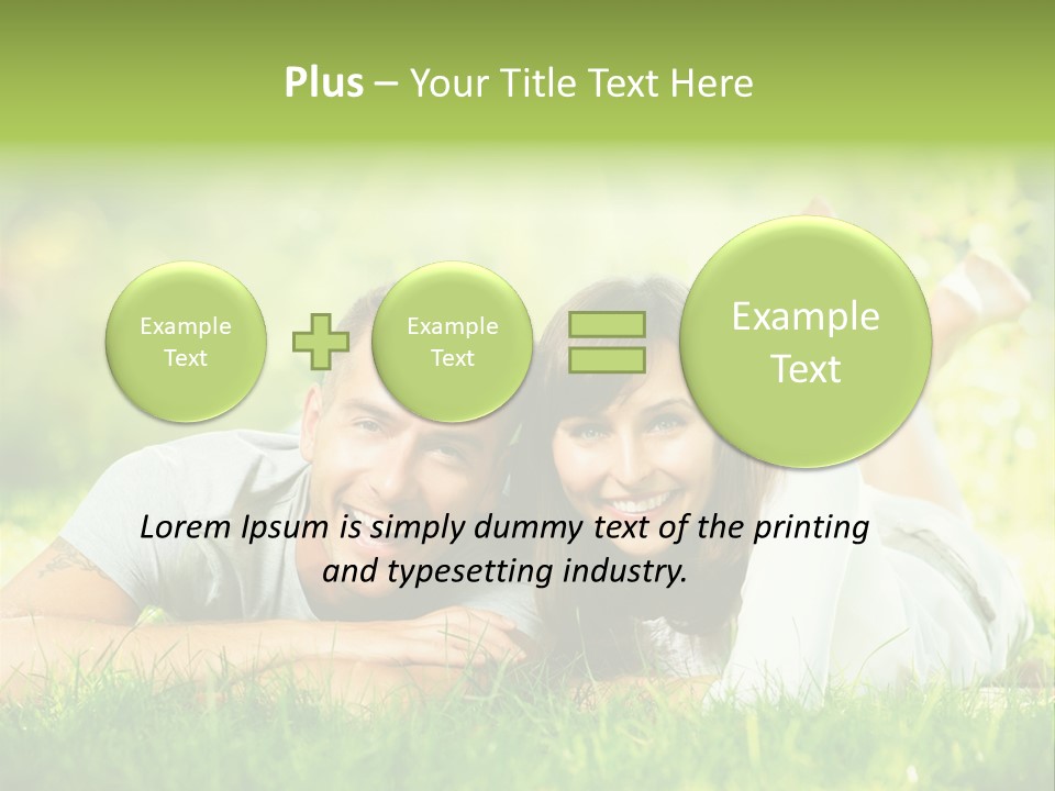 Dream Lying Field PowerPoint Template