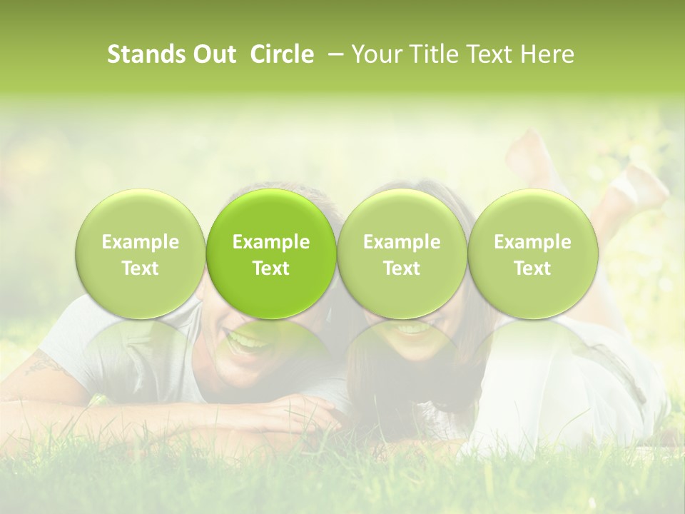 Dream Lying Field PowerPoint Template