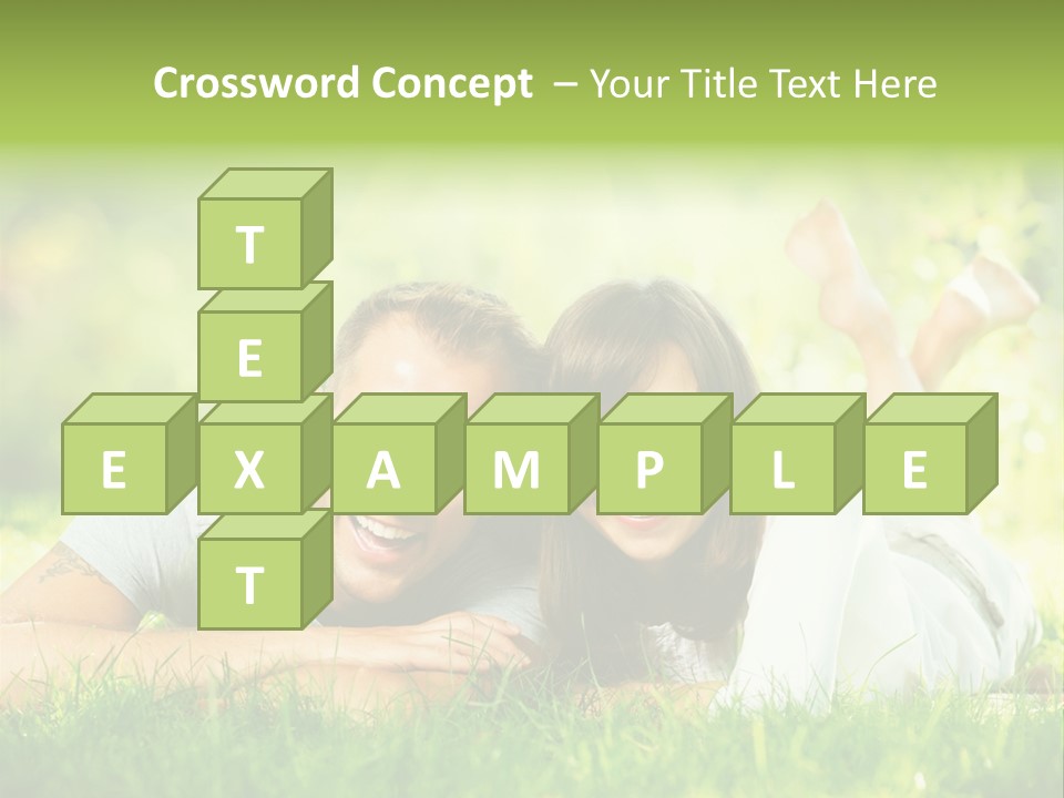 Dream Lying Field PowerPoint Template