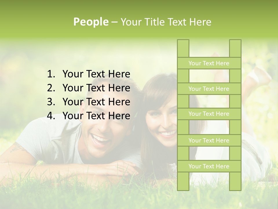 Dream Lying Field PowerPoint Template
