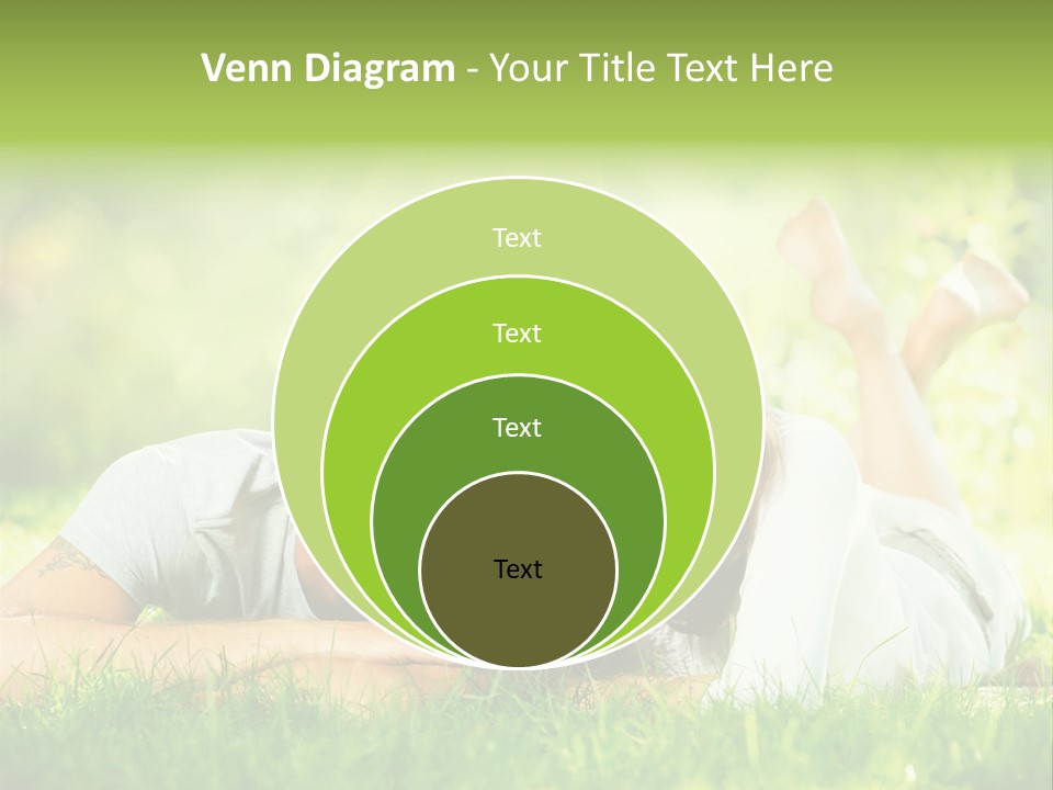 Dream Lying Field PowerPoint Template