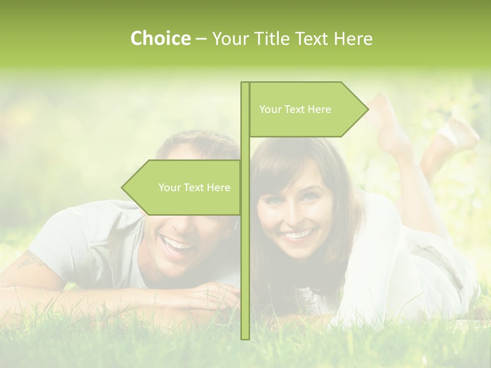 Dream Lying Field PowerPoint Template