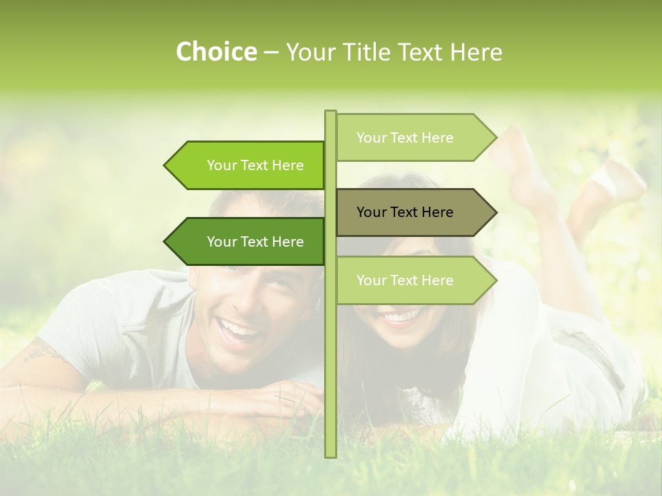 Dream Lying Field PowerPoint Template