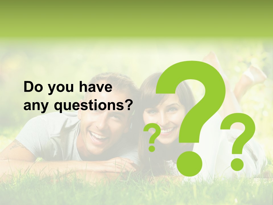 Dream Lying Field PowerPoint Template