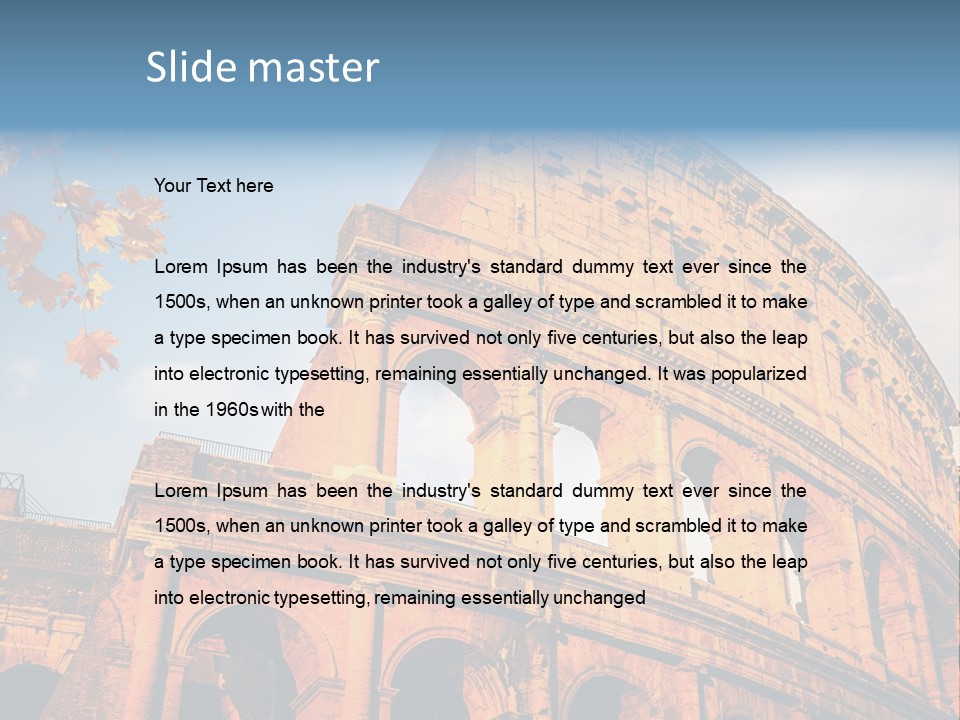 Ancient Architecture Ruins PowerPoint Template