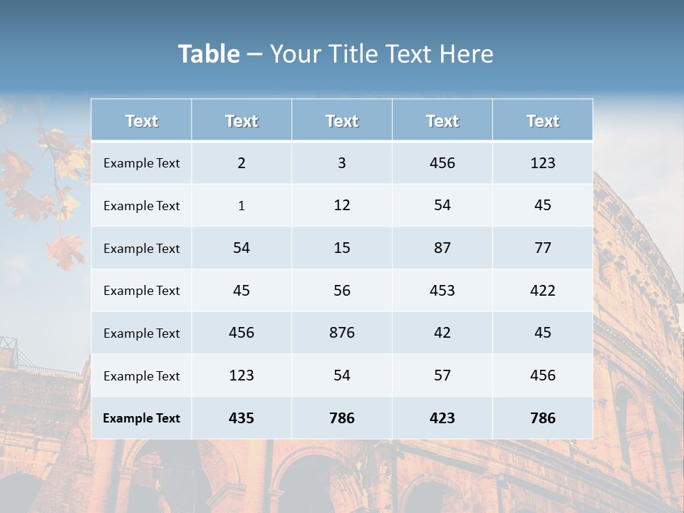Ancient Architecture Ruins PowerPoint Template