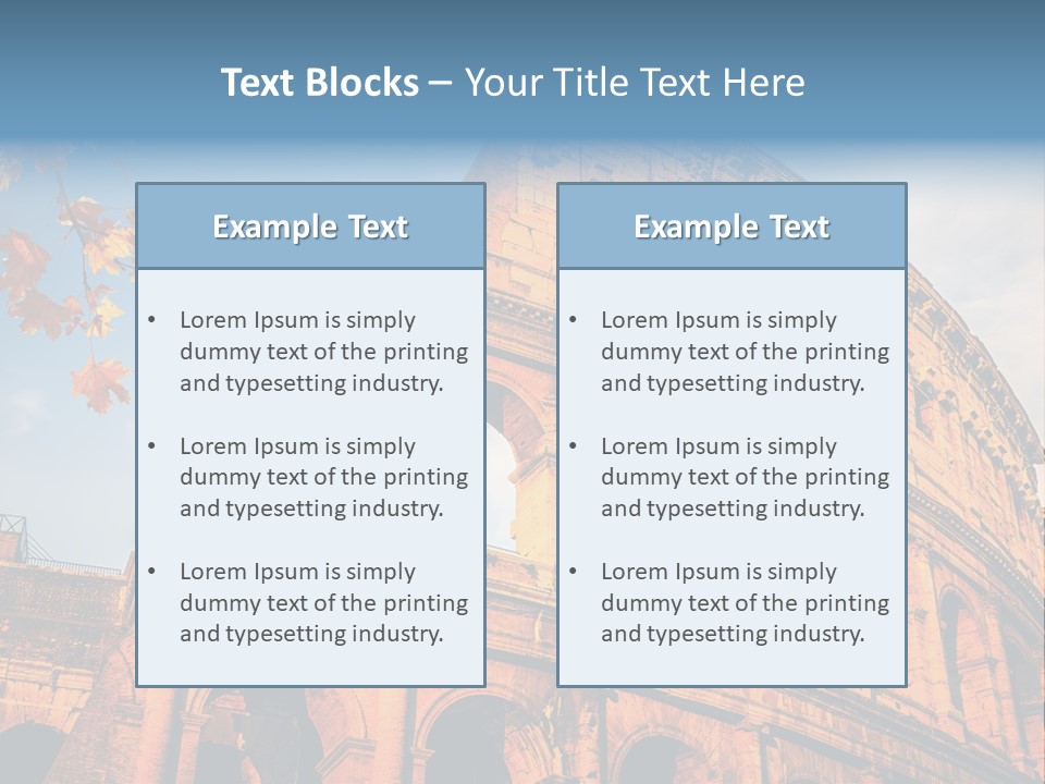 Ancient Architecture Ruins PowerPoint Template