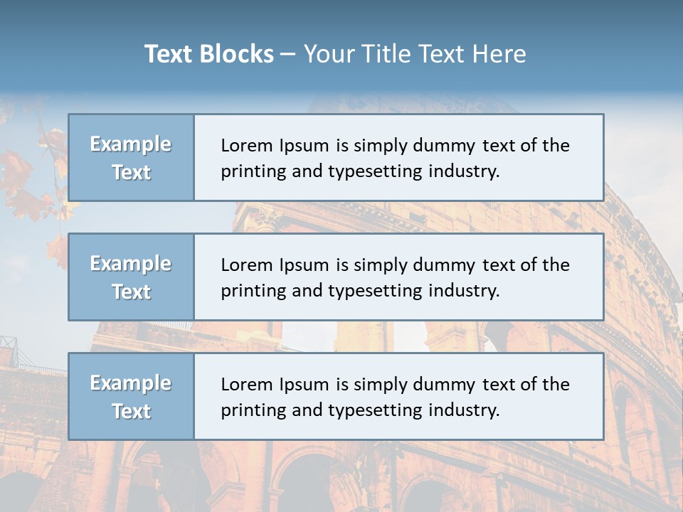 Ancient Architecture Ruins PowerPoint Template