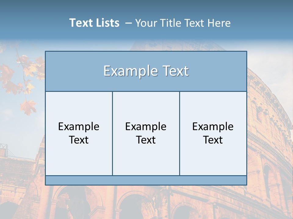 Ancient Architecture Ruins PowerPoint Template