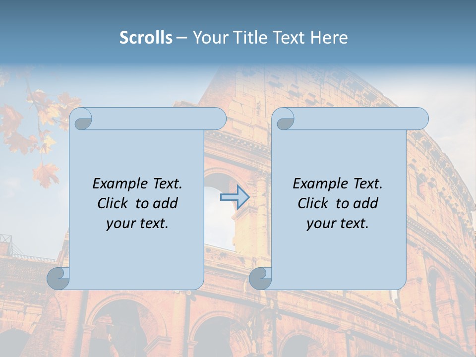 Ancient Architecture Ruins PowerPoint Template
