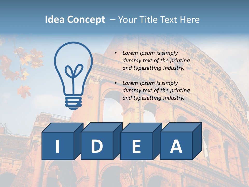 Ancient Architecture Ruins PowerPoint Template