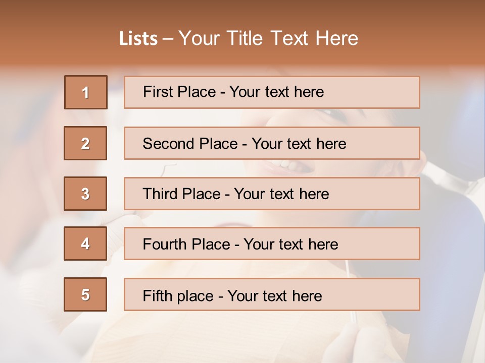 Clinician Examination Smile PowerPoint Template