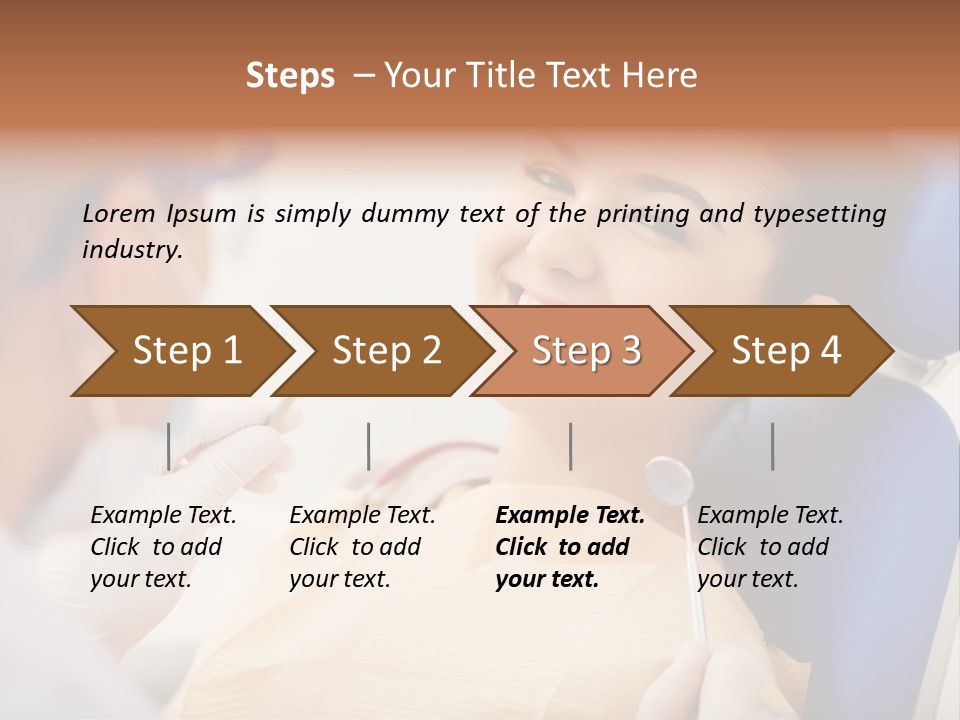 Clinician Examination Smile PowerPoint Template