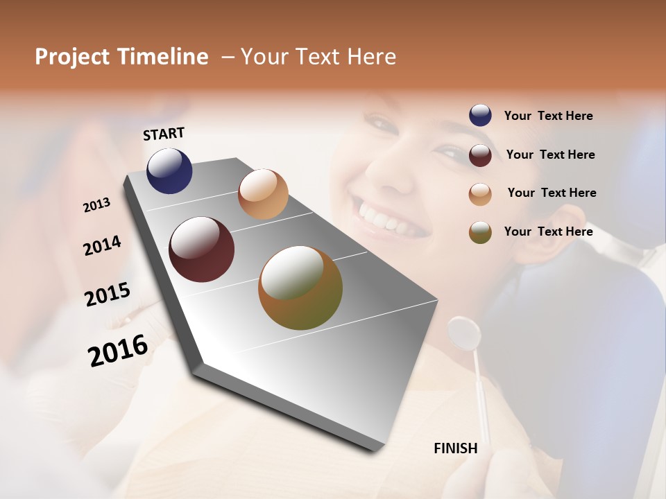 Clinician Examination Smile PowerPoint Template
