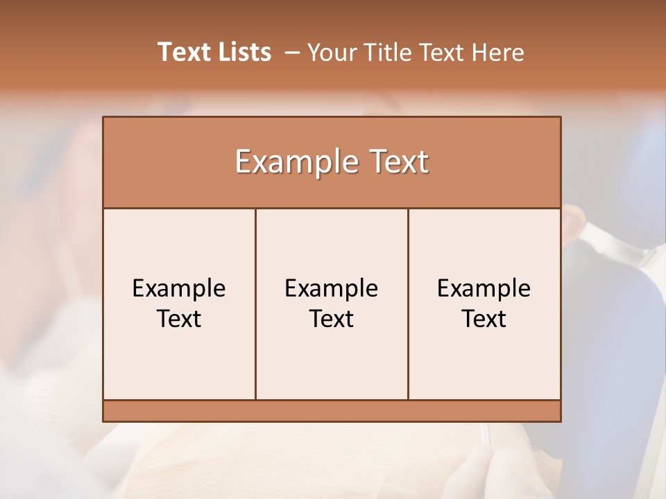 Clinician Examination Smile PowerPoint Template