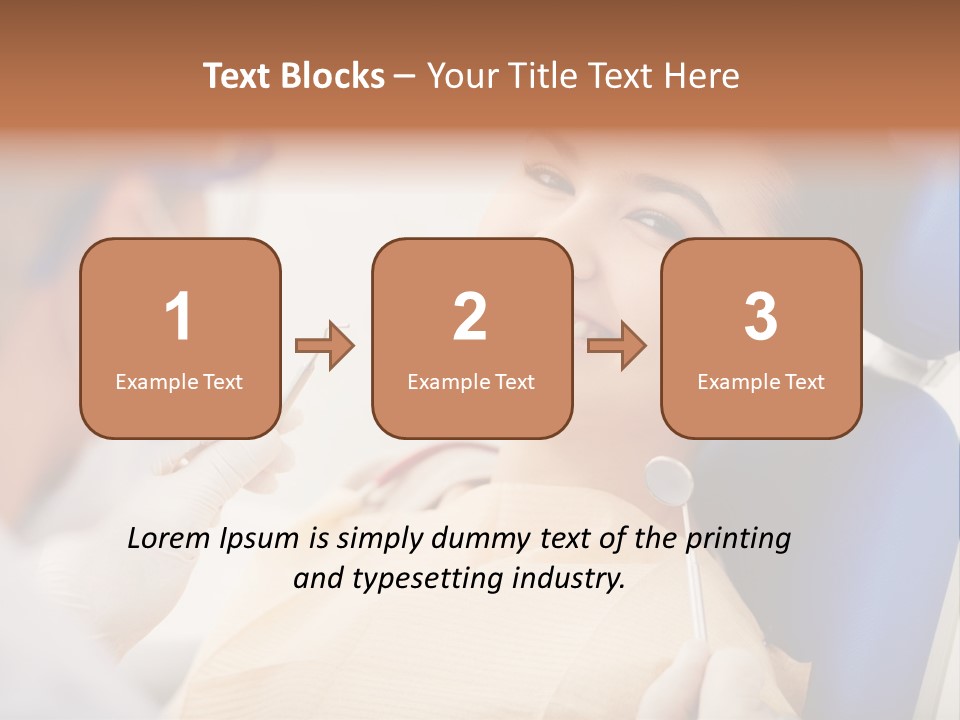 Clinician Examination Smile PowerPoint Template