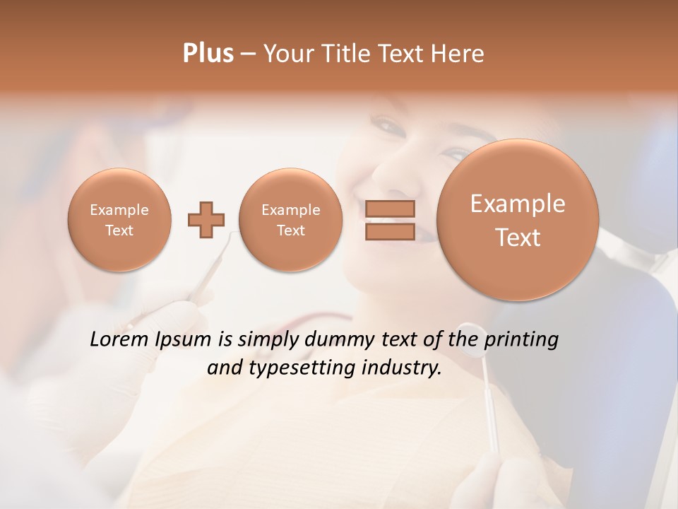 Clinician Examination Smile PowerPoint Template