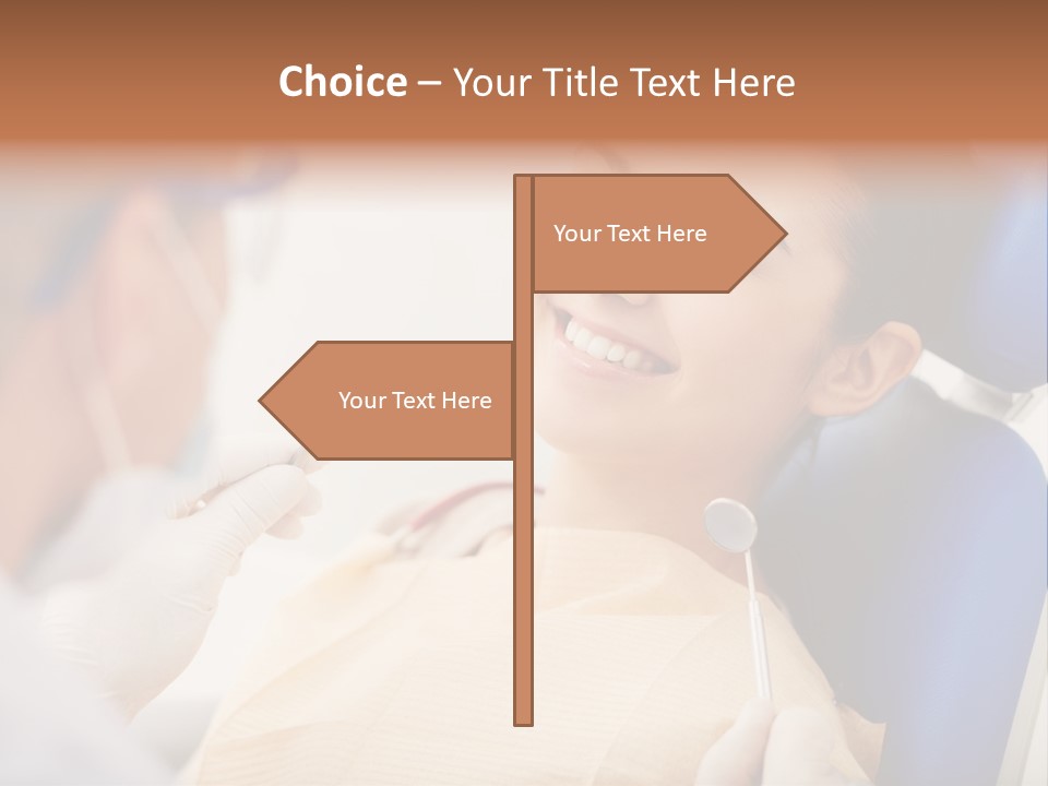 Clinician Examination Smile PowerPoint Template