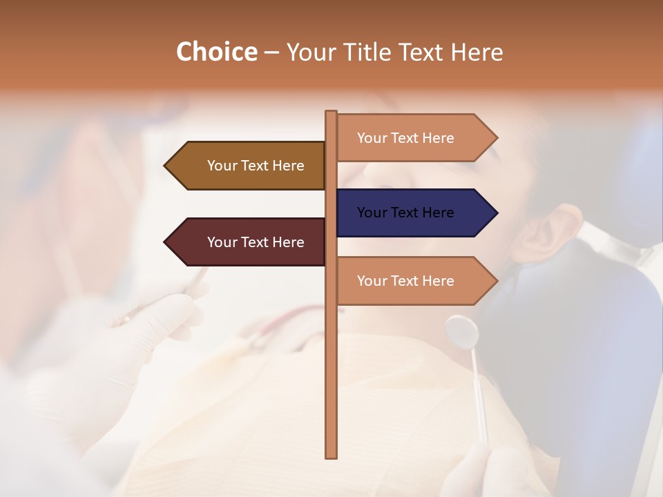 Clinician Examination Smile PowerPoint Template