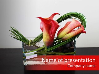 Lovely Floristry Florist PowerPoint Template