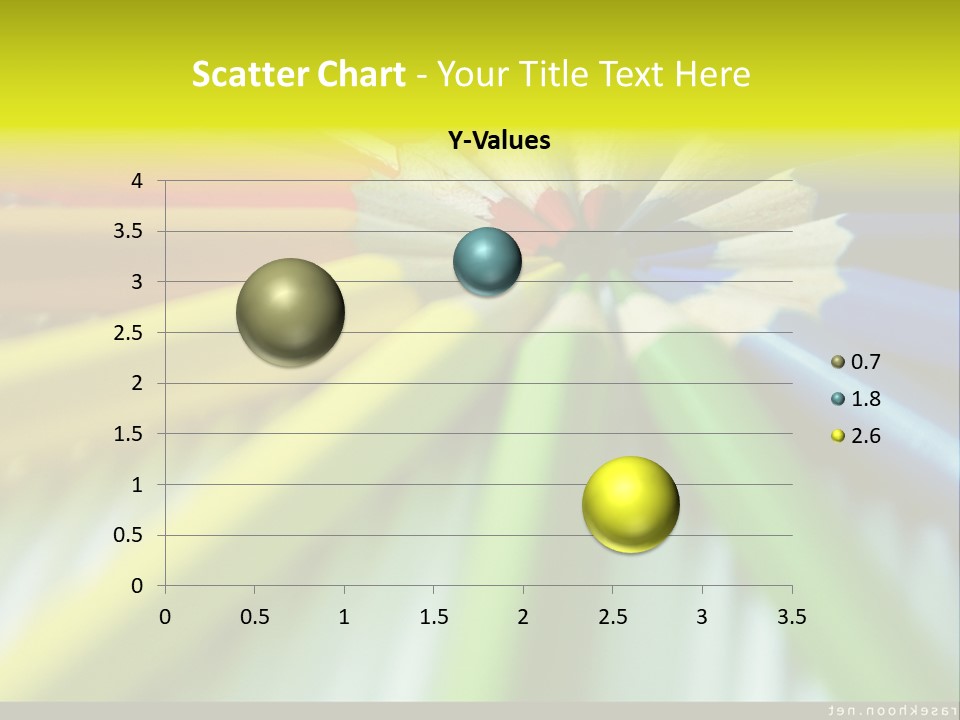 A Group Of Colored Pencils Arranged In A Circle PowerPoint Template