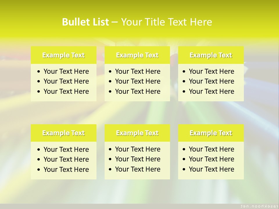 A Group Of Colored Pencils Arranged In A Circle PowerPoint Template