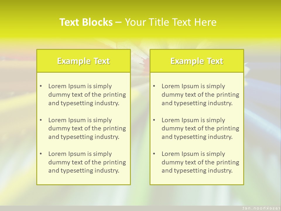 A Group Of Colored Pencils Arranged In A Circle PowerPoint Template