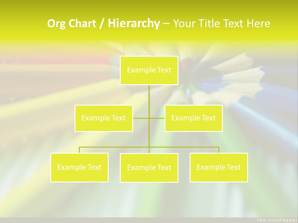 A Group Of Colored Pencils Arranged In A Circle PowerPoint Template