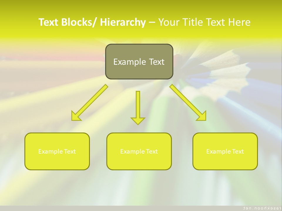 A Group Of Colored Pencils Arranged In A Circle PowerPoint Template