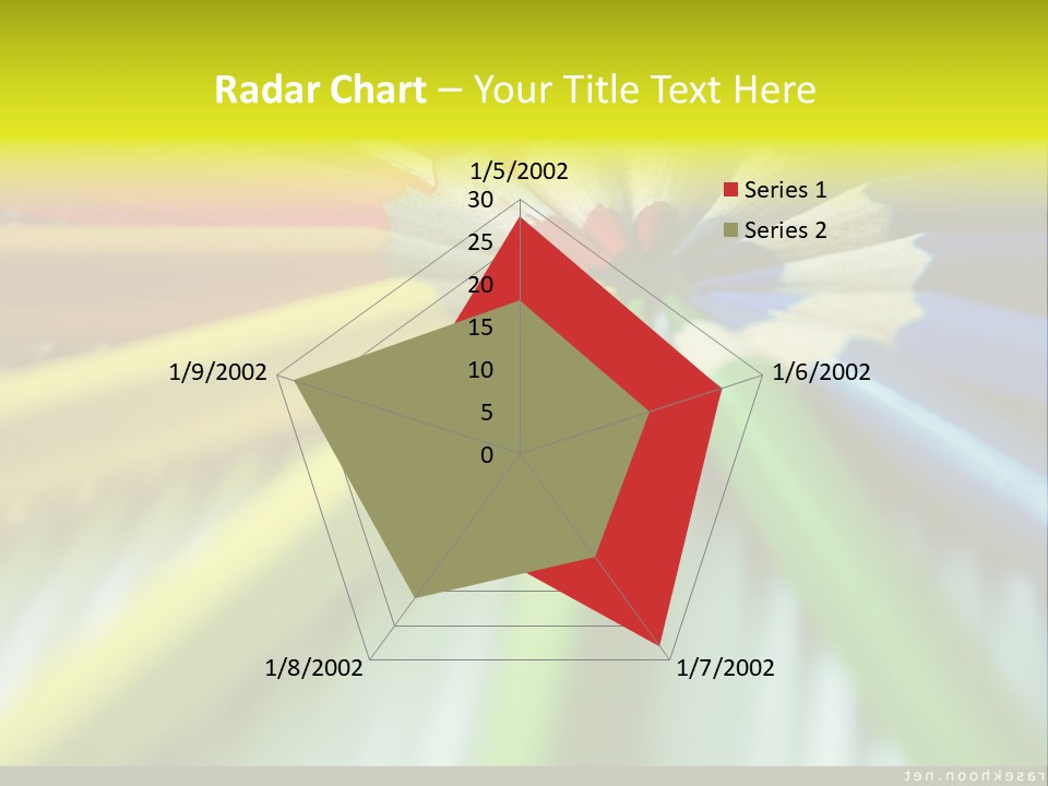 A Group Of Colored Pencils Arranged In A Circle PowerPoint Template