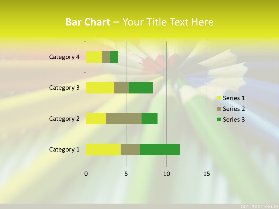 A Group Of Colored Pencils Arranged In A Circle PowerPoint Template