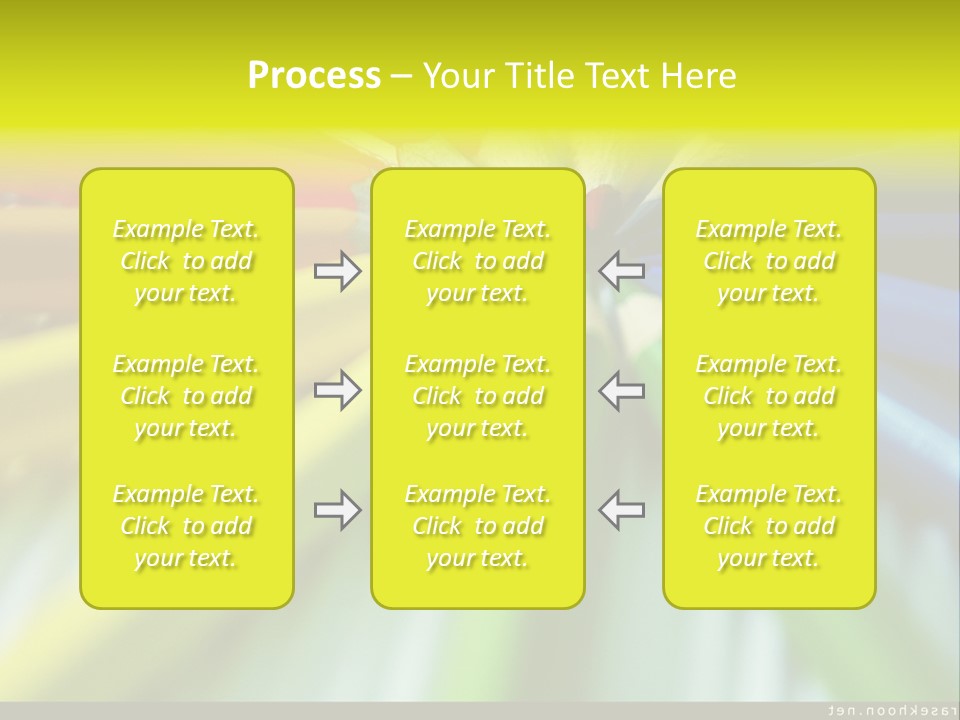 A Group Of Colored Pencils Arranged In A Circle PowerPoint Template