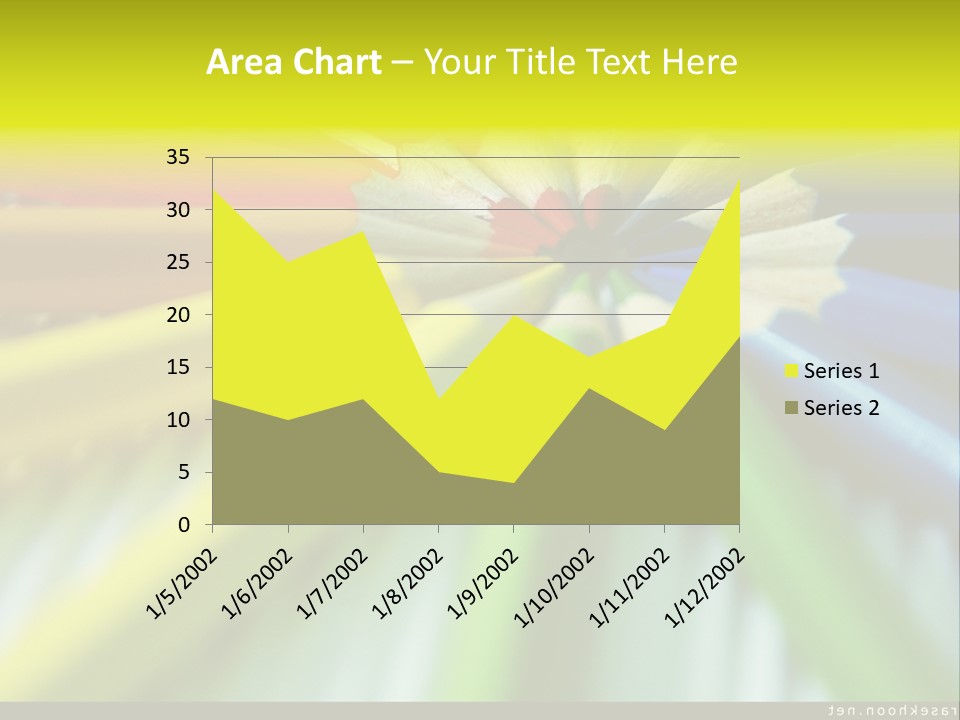 A Group Of Colored Pencils Arranged In A Circle PowerPoint Template