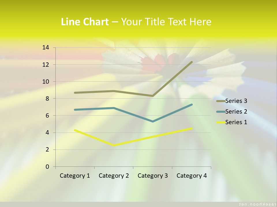 A Group Of Colored Pencils Arranged In A Circle PowerPoint Template