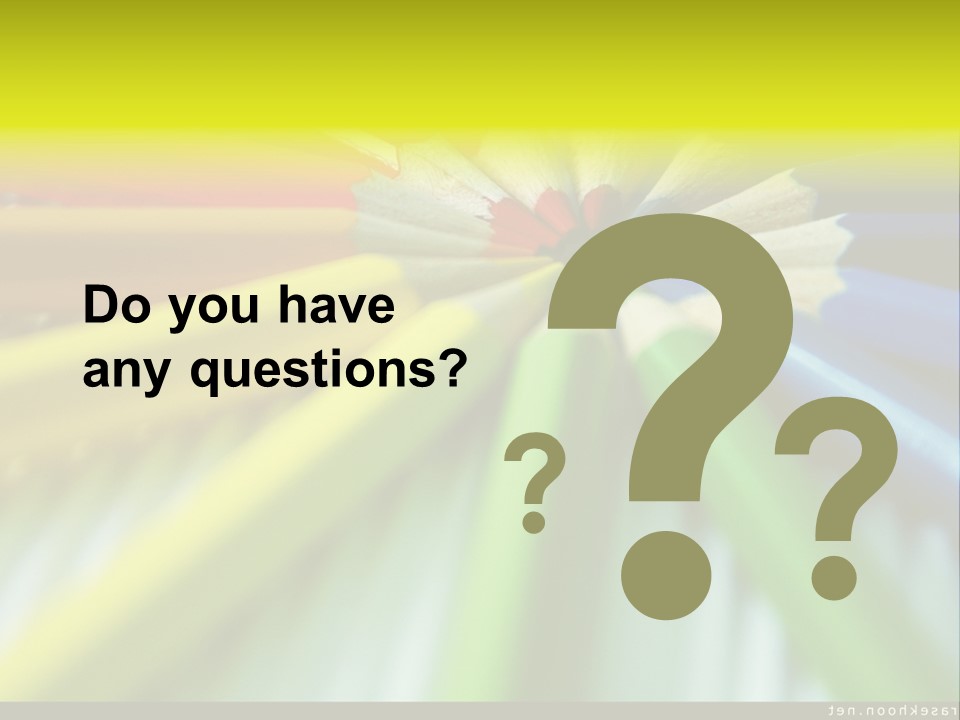 A Group Of Colored Pencils Arranged In A Circle PowerPoint Template