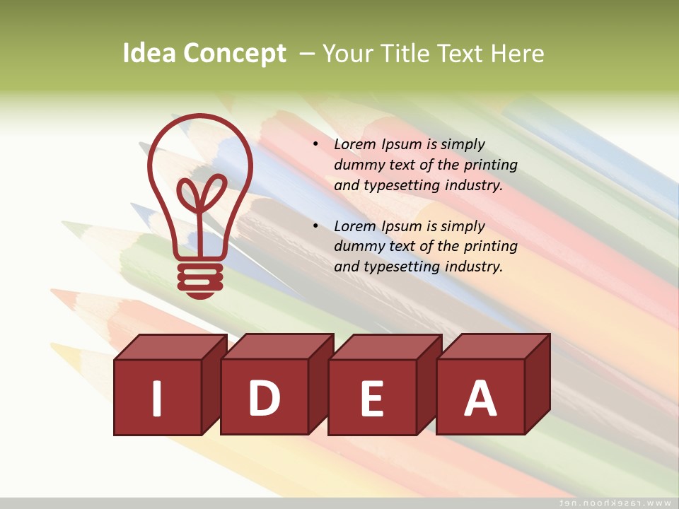 Blue Ripe Bread PowerPoint Template