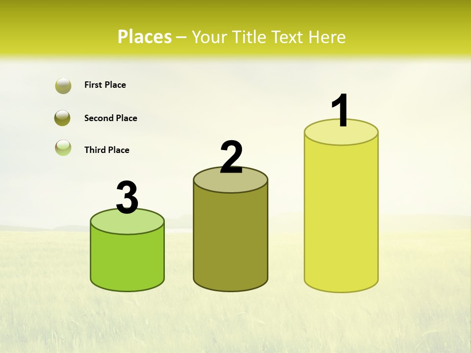 Blue Ripe Bread PowerPoint Template