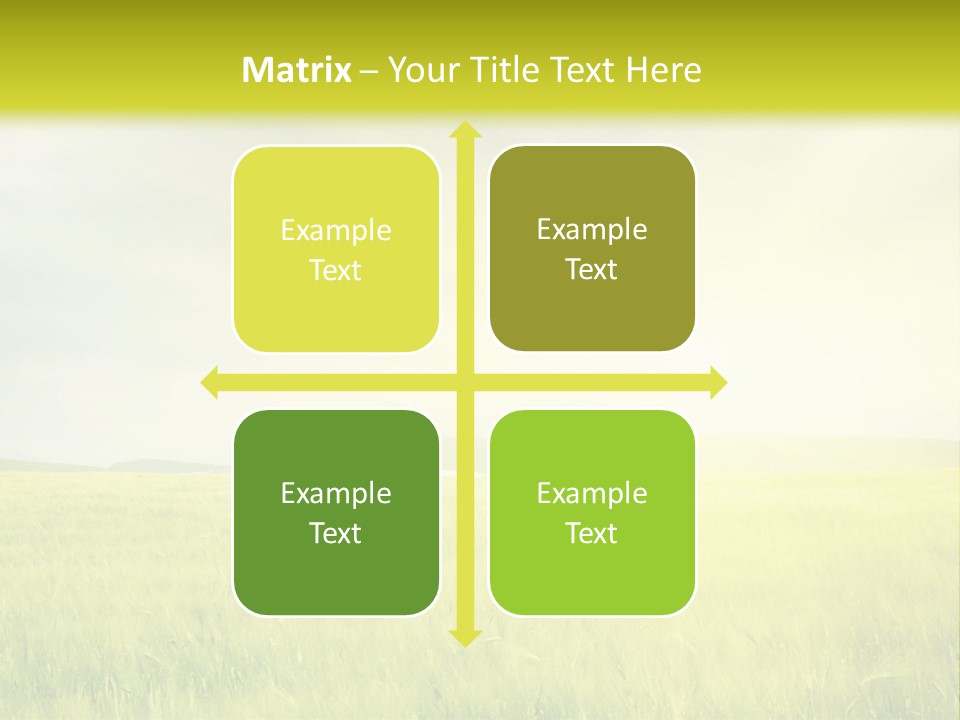 Blue Ripe Bread PowerPoint Template