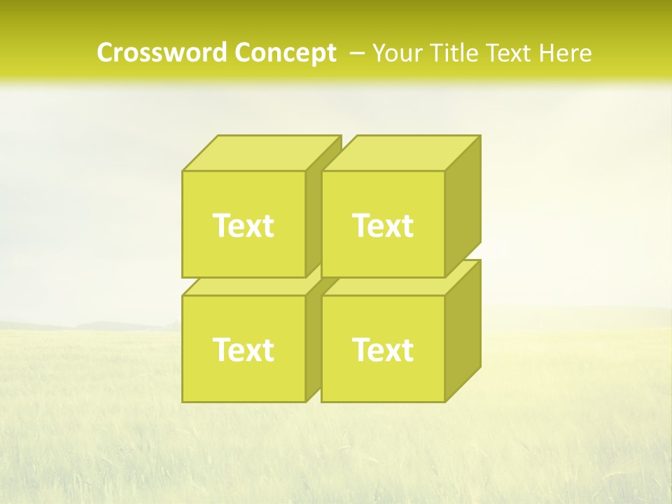 Blue Ripe Bread PowerPoint Template