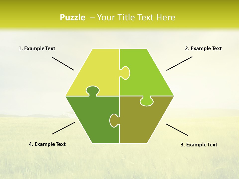 Blue Ripe Bread PowerPoint Template