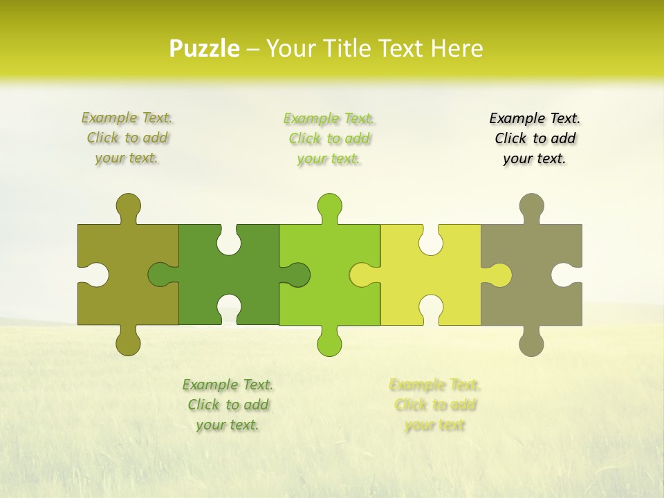 Blue Ripe Bread PowerPoint Template