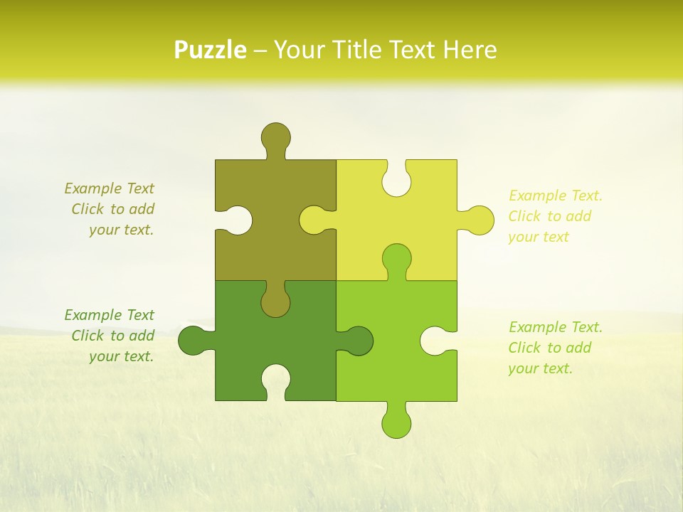 Blue Ripe Bread PowerPoint Template