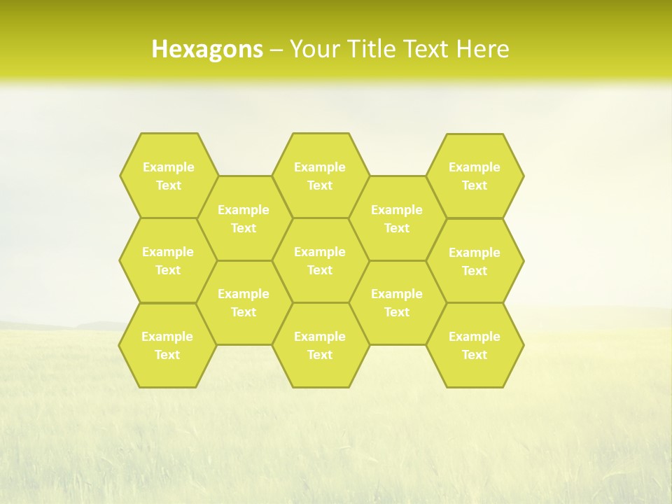 Blue Ripe Bread PowerPoint Template