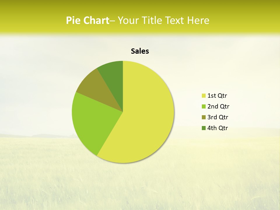 Blue Ripe Bread PowerPoint Template