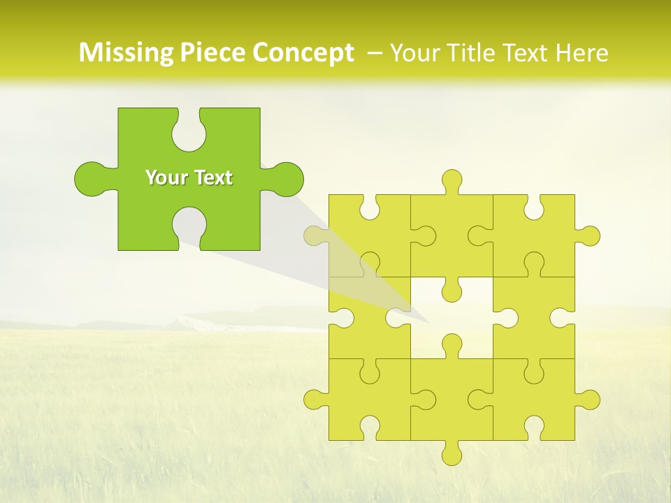 Blue Ripe Bread PowerPoint Template