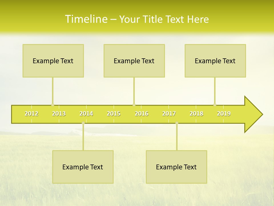 Blue Ripe Bread PowerPoint Template
